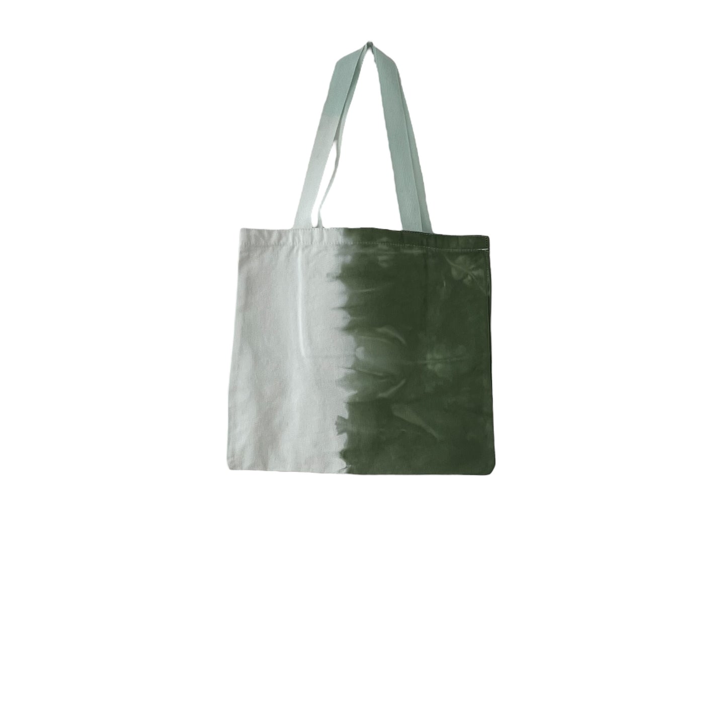 Green Forest Vertical Dipped Tote Bag