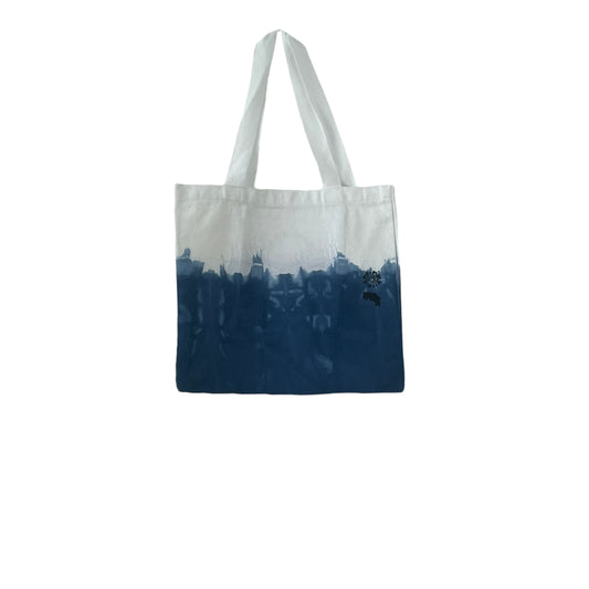 Navy Half Full Tote Bag