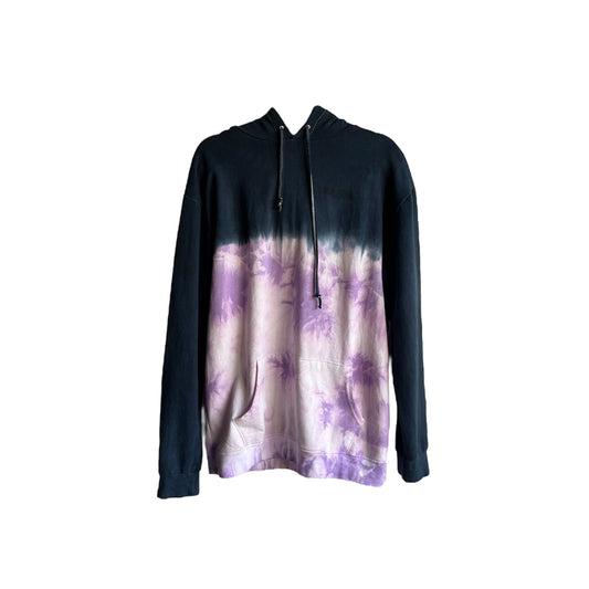 Top Dipped Blackblue & Violet Hoodie